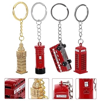Amazon.co.jp: 4個7ロンドン7バス7キーホルダー7英国7電話7